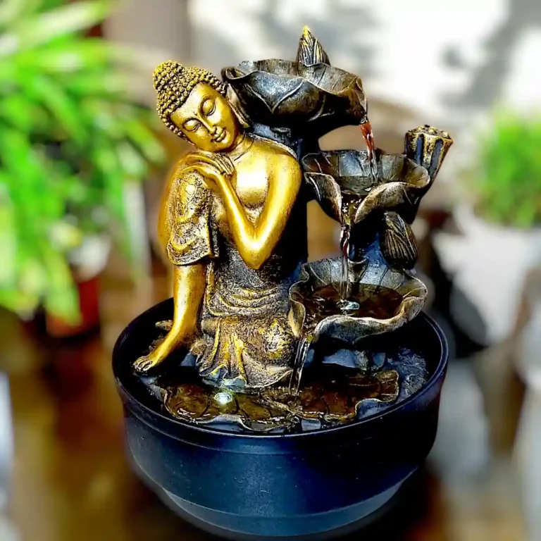 Buddha Waterfall 15-Inches Tall 3-Tier