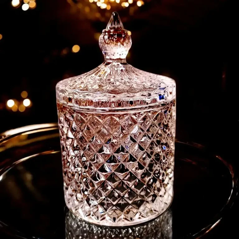Crystal Glass Dryfruit Jar