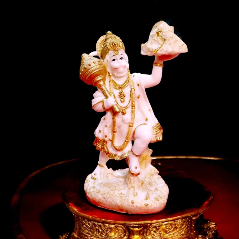 Hanuman Idol Carrying Sanjivani Mountain