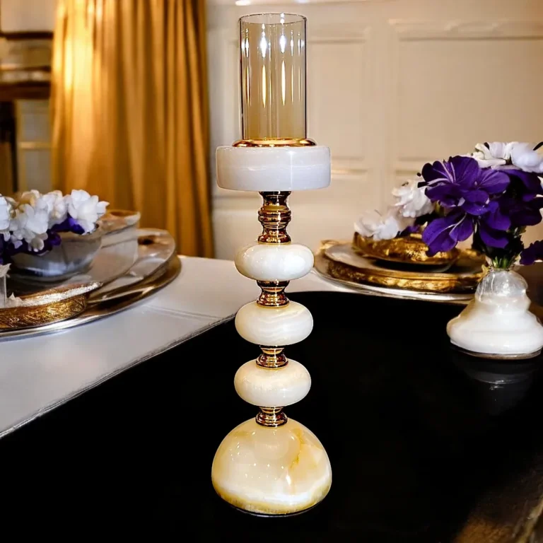 Marble Dust 5 Tier Candle Holder