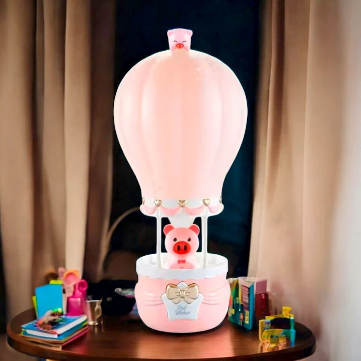 Hot Air Balloon Night Lamp - Pink