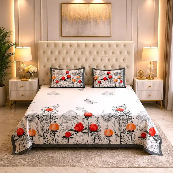 Jaipuri Block Print Bedsheet