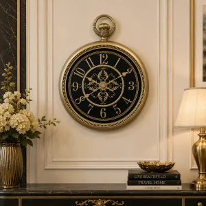 Vintage Wall Clock 19 Inches